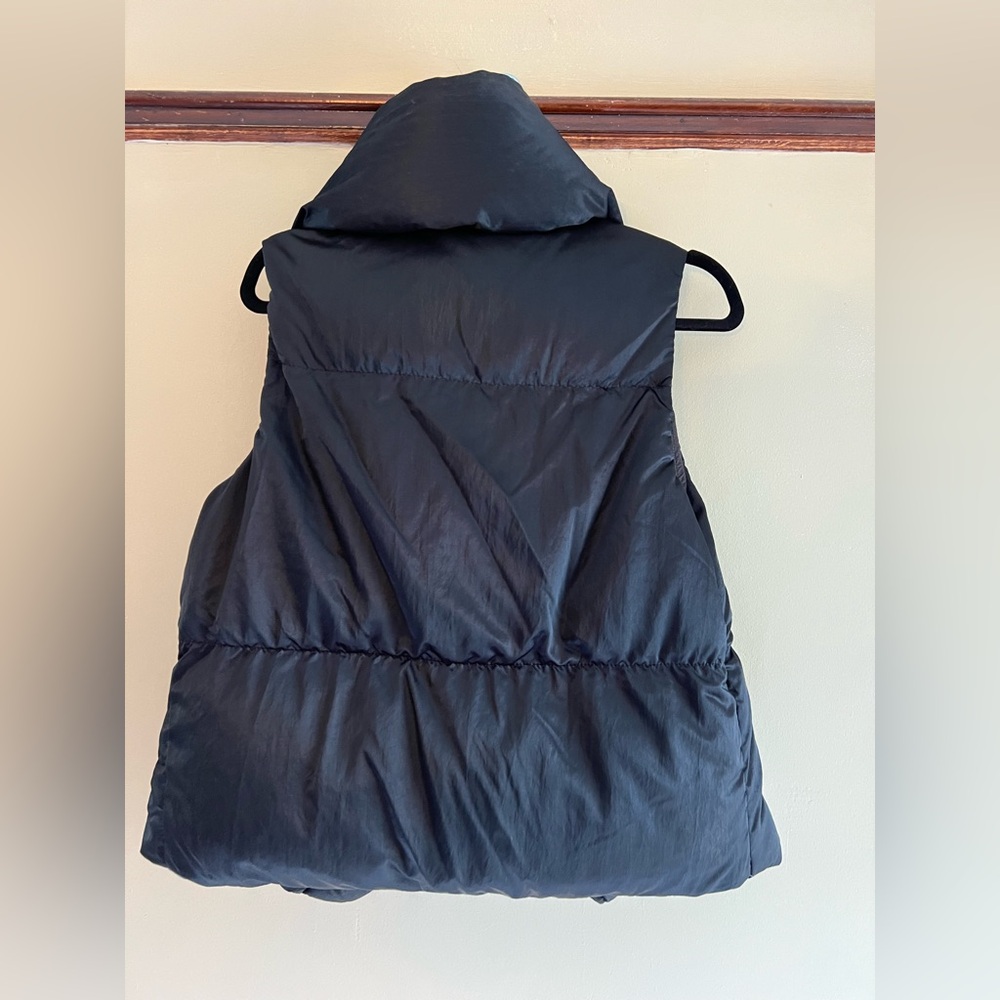 All Saints Black Puffer Vest - Picture 4 of 4